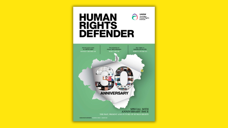 Human Rights Defender | Australian Human Rights Institute