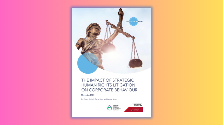 Litigation report